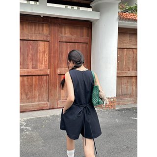 KIDO - Jumpsuit sọc cổ V nơ eo HAZEL JUMPSUIT