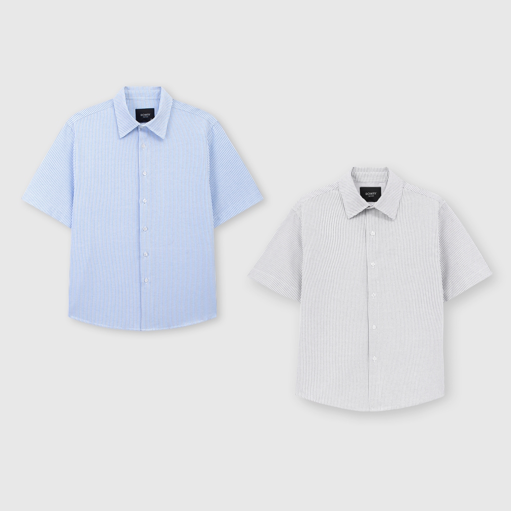 Áo sơ mi ROWAY form regular | Cộc tay oxford