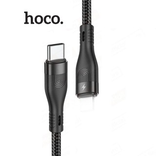Cáp sạc nhanh hoco du14 dài 1m hỗ trợ truyền dữ liệu pd27w type-c to ln dùng cho ip11/12/13/14