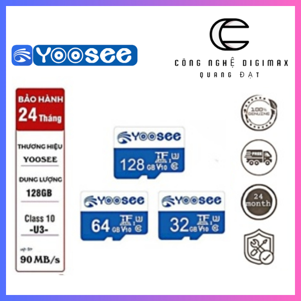 {Chính Hãng}Thẻ nhớ Micro Yoosee 32GB | 64GB | 128GB Cao cấp, Class 10 - u3, Chuyên dụng Camera, điện thoại Phụ Kiện