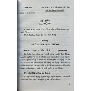 Sách - Bộ Luật Lao Động