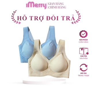 Áo lót nữ su lụa băng không gọng đệm mỏng 1cm bản lưng cao nâng ngực không móc cài chất su lạnh mềm mại imerry va007