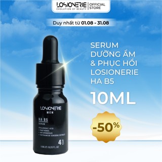 Serum dưỡng ẩm sâu trẻ hoá da và phục hồi Losionerie Men HA B5 10ml