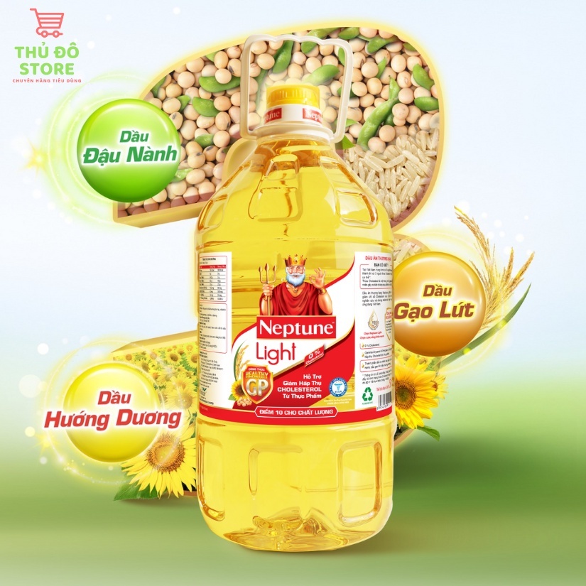 Dầu Ăn Neptune Light - Chai 5L