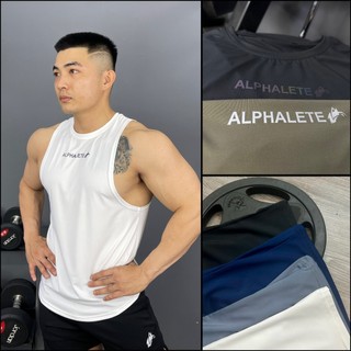 Áo thun tanktop thể thao tập gym nam, chất thun poli co giãn thoải mái sport