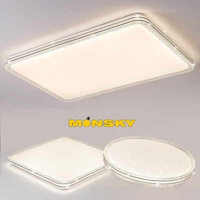Đèn ốp trần MONSKY ROVA kiểu dáng hiện đại sang trọng 3 chế độ màu ánh sáng (101)