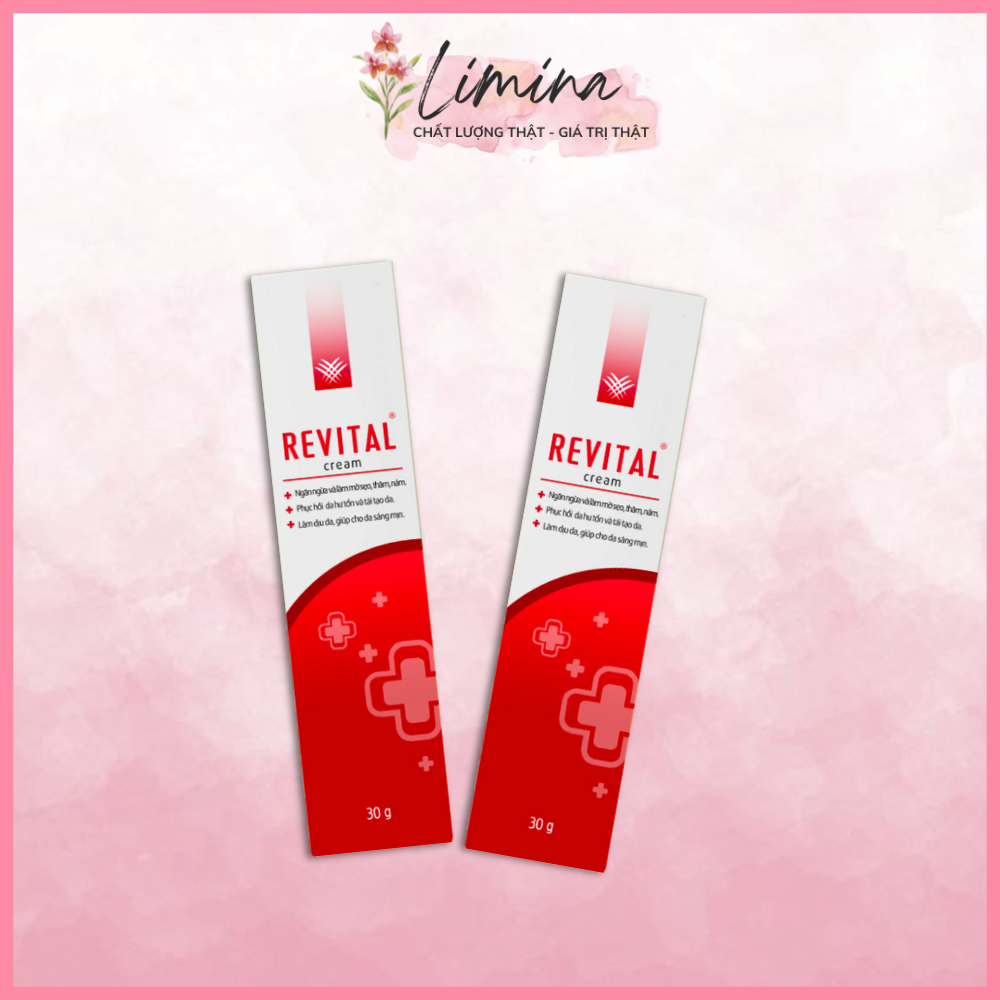 Kem mờ sẹo REVITAL - Kem REVITAL 30g mờ sẹo lồi, sẹo rỗ, sẹo lõm, sẹo lâu năm.. - LIMINA BEAUTY SHOP