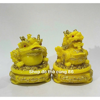 Cóc Ngậm Tiền , Tỳ Hưu Ngọc Cao Cấp Xoay 360độ Để Ban Thờ Thần Tài Phong Thuỷ Thu Hút Tài Lộc