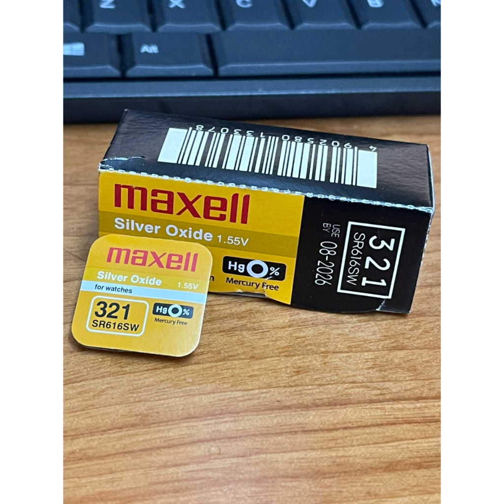 Pin Maxell 321 SR616S - Maxell 616 pin đồng hồ chính hãng, vỉ 1 viên