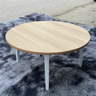 Bàn trà, Bàn tròn gỗ MDF 60cm chân nhựa cứng cáp GIÁ XƯỞNG