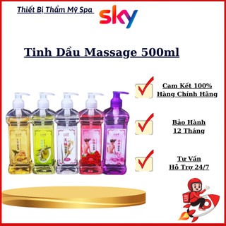 Tinh Dầu Massage Body 500ml | Tinh Dầu Gừng Hoa Hông Lawender 100% Thiên Nhiên.