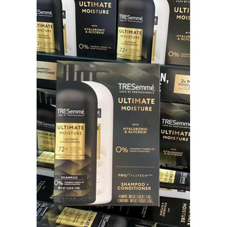 ( Mẫu mới ) Bộ dầu gội - xả TRESEMME ULTIMATE MOISTURE MẪU MỚI - CHAI TO 1.15 LÍT của Mỹ