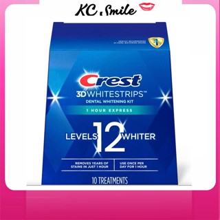  Miếng dán trắng răng Crest 3D White 1 Hour Express - Làm trắng răng cấp tốc 1 giờ 