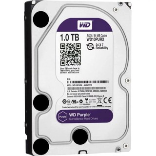 Ổ cứng hdd western digital purple 1tb - chuyên camera 3.5" sata iii