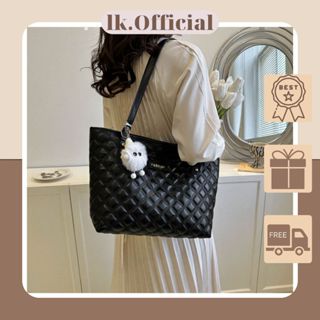 Túi xách nữ túi công sở tote da thêu ô trám đựng vừa laptop đi học đi làm LK537