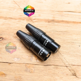 Đầu canon cắm loa Gryhons chính hãng chân đồng loại thuần đồng OFC cao cấp giá 1 cái