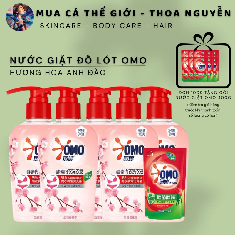 Nước giặt đồ lót Omo