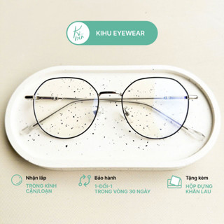 Gọng kính cận kim loại lục giác thanh mảnh thời trang nam nữ 2984 - Kihu Eyewear
