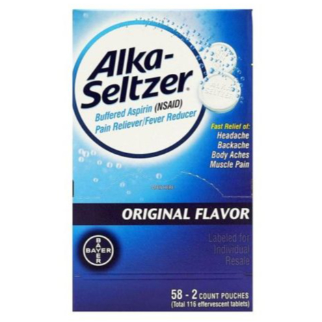 Viên Sủi Giúp Giảm Đau, Hạ S ố t Alka - Seltzer Original Flavor 116 viên