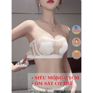  Áo Ngực Không Dây Lụa Băng Mút Mỏng iBra's Áo Lót Quây Chống Tuột Chống Chảy Xệ Ôm Sát Cơ Thể Không Lộ Viền A91 