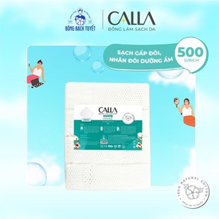 Bông tẩy trang bạch tuyết dạng hạt Massage Merilynn gói 500g Bông tẩy trang chuyên sâu CALLA