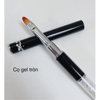 Cọ đắp gel đầu tròn cán đá, cọ đắp gel cao cấp