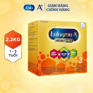 Sữa bột enfagrow a+ neuropro 3 - fl hmo vị nhạt dễ uống – 2.2kg