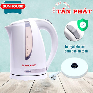 Bình đun siêu tốc nhựa Sunhouse SHD1300 dung tích 1.7 lít bảo hành chính hãng toàn quốc 12 tháng