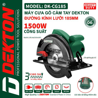 Máy cưa gỗ điện cầm tay Dekton DK-CG185 - lưỡi 185mm - tym shop