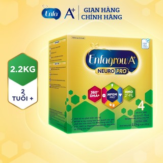 Sữa Bột Enfagrow A+ Neuropro 4 - FL HMO Vị Nhạt Dễ Uống -2.2kg/hộp