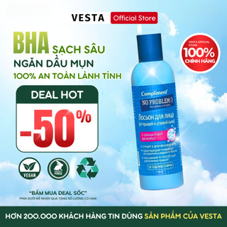 Active Toner Dưỡng Ẩm Compliment BHA - Nước Hoa Hồng Cấp Ẩm Cho Da Dầu Mụn 200ml