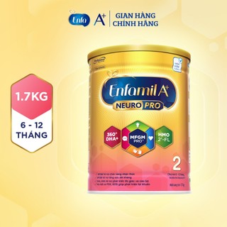 Sữa Bột Enfamil A+ Neuropro 2 - FL HMO Vị Nhạt Dễ Uống – 1.7kg