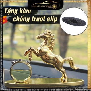 Tượng nước hoa ngựa Mã Đáo Thành Công đặt taplo xe hơi