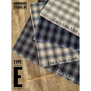 Vải Quilting/ Yarn-dyed, 100% cotton - High Quality [E1-14]