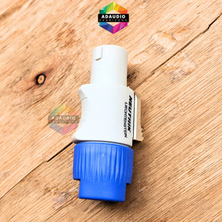 Rắc loa sân khấu speakon màu trắng xanh giá 1 cái