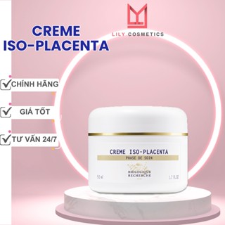 [Công ty | Creme Iso-Placenta] Kem tái tạo và phục hồi cho da dầu mụn nhạy cảm vượt trội | Biologique Recherche BR
