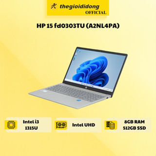 Laptop HP 15 fd0303TU i3 1315U/8GB/512GB/Win11 (A2NL4PA)