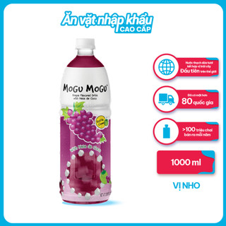 [MUA 1 TẶNG 1 DATE 27/8] Nước Thạch Dừa Mogu Mogu Nhập Khẩu Thái Lan Chính Hãng Nhiều Vị Lựa Chọn (Chai 1L)