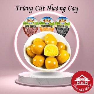 Trứng Cút Nướng Muối Tiêu Siêu Ngon - Trứng Cút Nướng Cay - Nướng Ngũ Vị - Gói 8G - tiemnhamei68