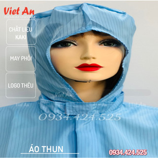 Quần áo sạch phun thuốc trừ sâu dùng nhiều lần-áo liền nón và quần rời.