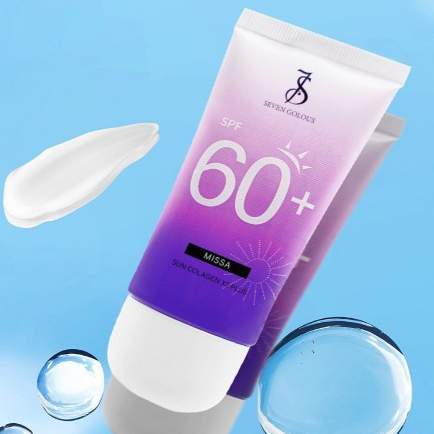 Kem Chống Nắng Trắng Da SEVEN GOLOUS - Kem Chống Năng Nâng Tone  Hàn Quốc SEVEN GOLOUS SPF 60+ PA +++