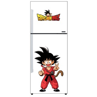 Miếng dán tủ lạnh songoku - decal dán tủ lạnh