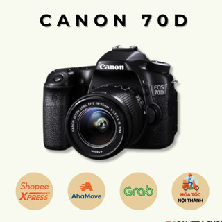 Máy ảnh Canon EOS 70D Kit 18-55mm STM (WiFi GPS) Máy,Tặng Kèm fillter bảo vệ kính, Hood che Nắng