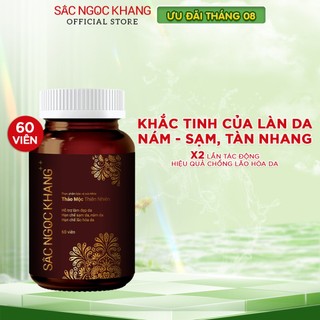 Viên uống đẹp da Sắc Ngọc Khang++ [Hộp 60v] giúp chống lão hóa, giảm nám sạm & cân bằng nội tiết tố nữ