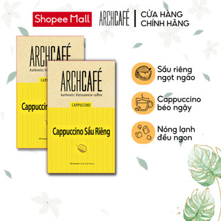 Combo 2 Cà phê hoà tan Archcafé Cappuccino Sầu Riêng Hộp 12 gói x 18.5g