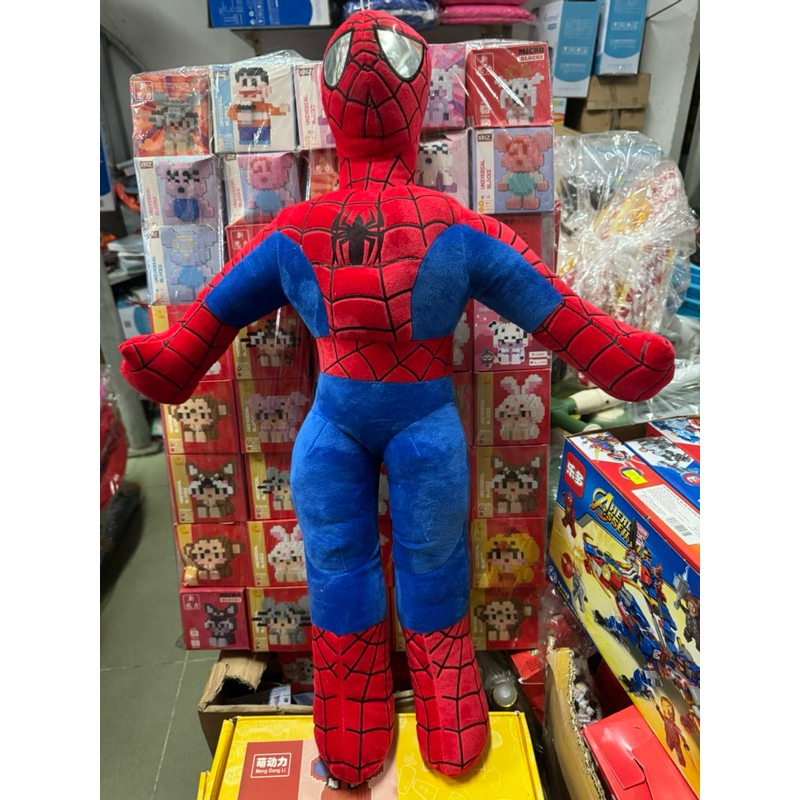 Thú bông, gấu bông người nhện 70cm thành phẩm 63cm