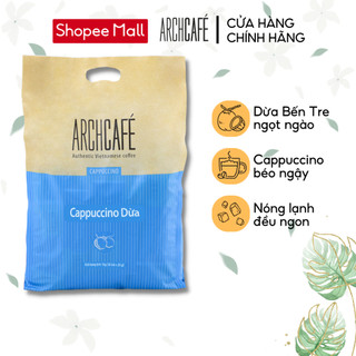 Túi Cà phê Cappuccino Dừa Cafe hoà tan Archcafé (túi 50 gói x 20g)