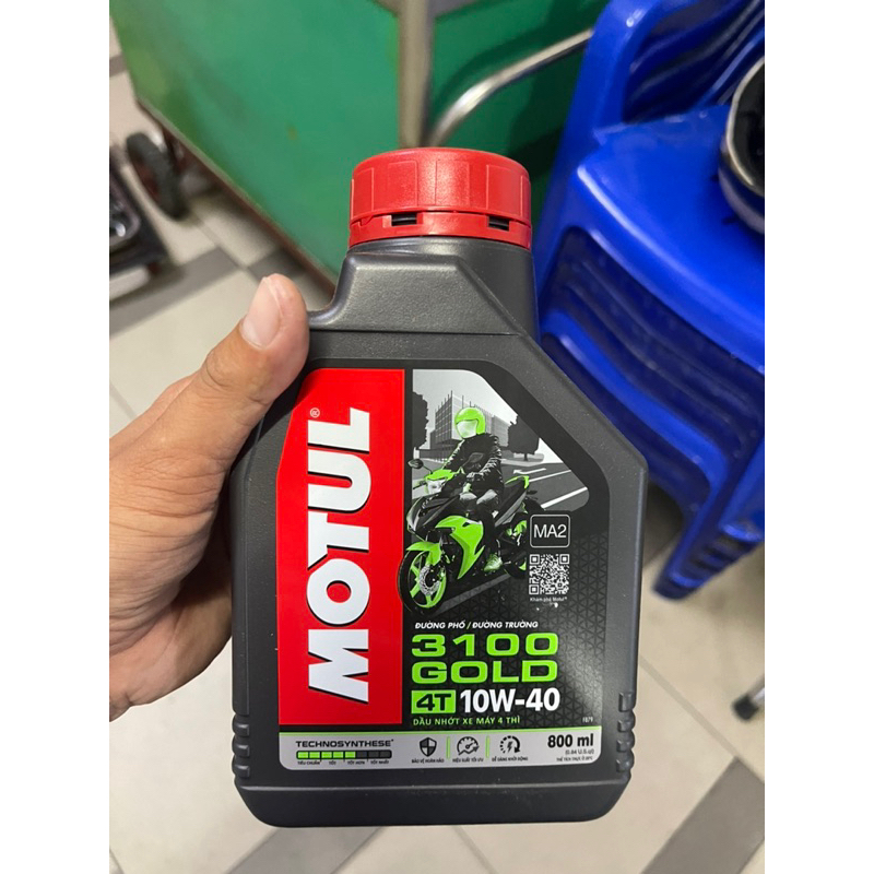 Nhớt xe số Motul 3100 gold 10w40 800ml