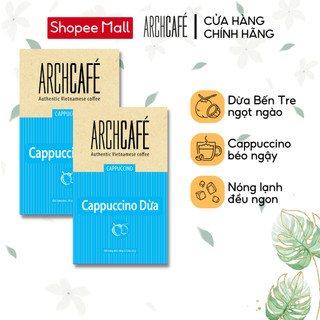Combo 2 Archcafe Hoà Tan: 02 hộp Cappuccino Dừa Archcafe