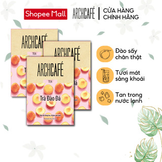 Combo 3 Trà Đào Đá - Trà trái cây hoà tan Archcafé